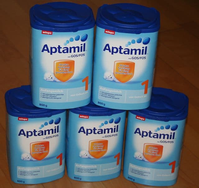 Aptamil and Nutrilon Baby Milk